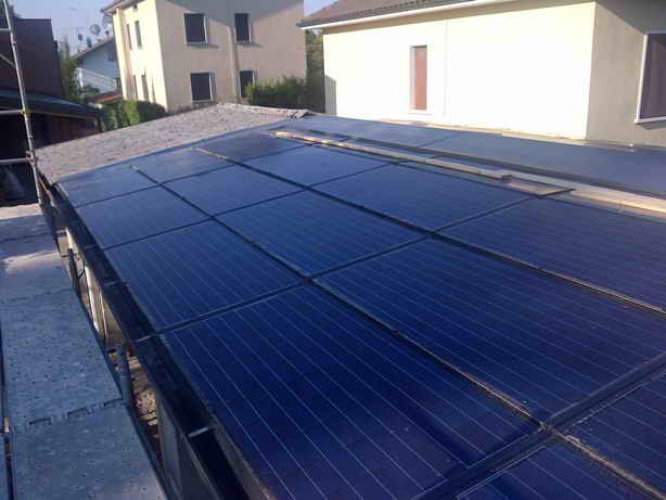 Impianto fotovoltaico integrato